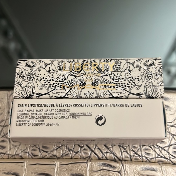 NIB! Mac Cosmetics Liberty Of London Collection Lipstick In Color Peachstock. - Picture 12 of 14